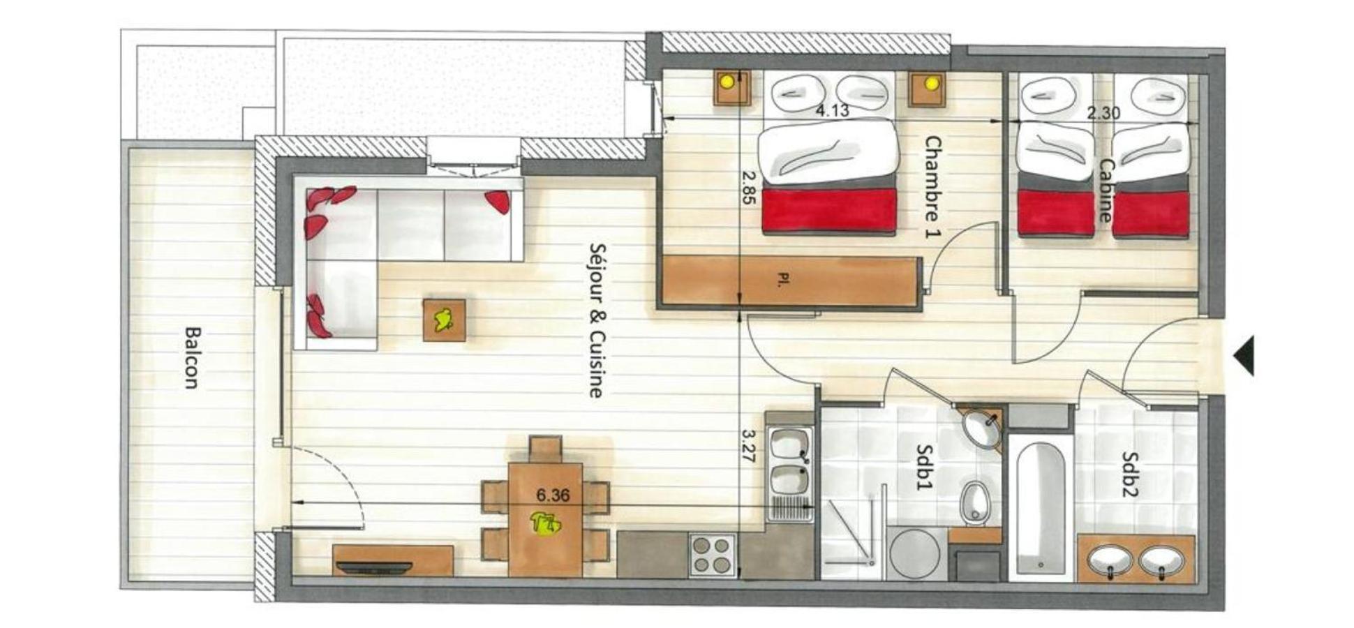 K2 By Alpine Resorts Ле-Гет Стая снимка